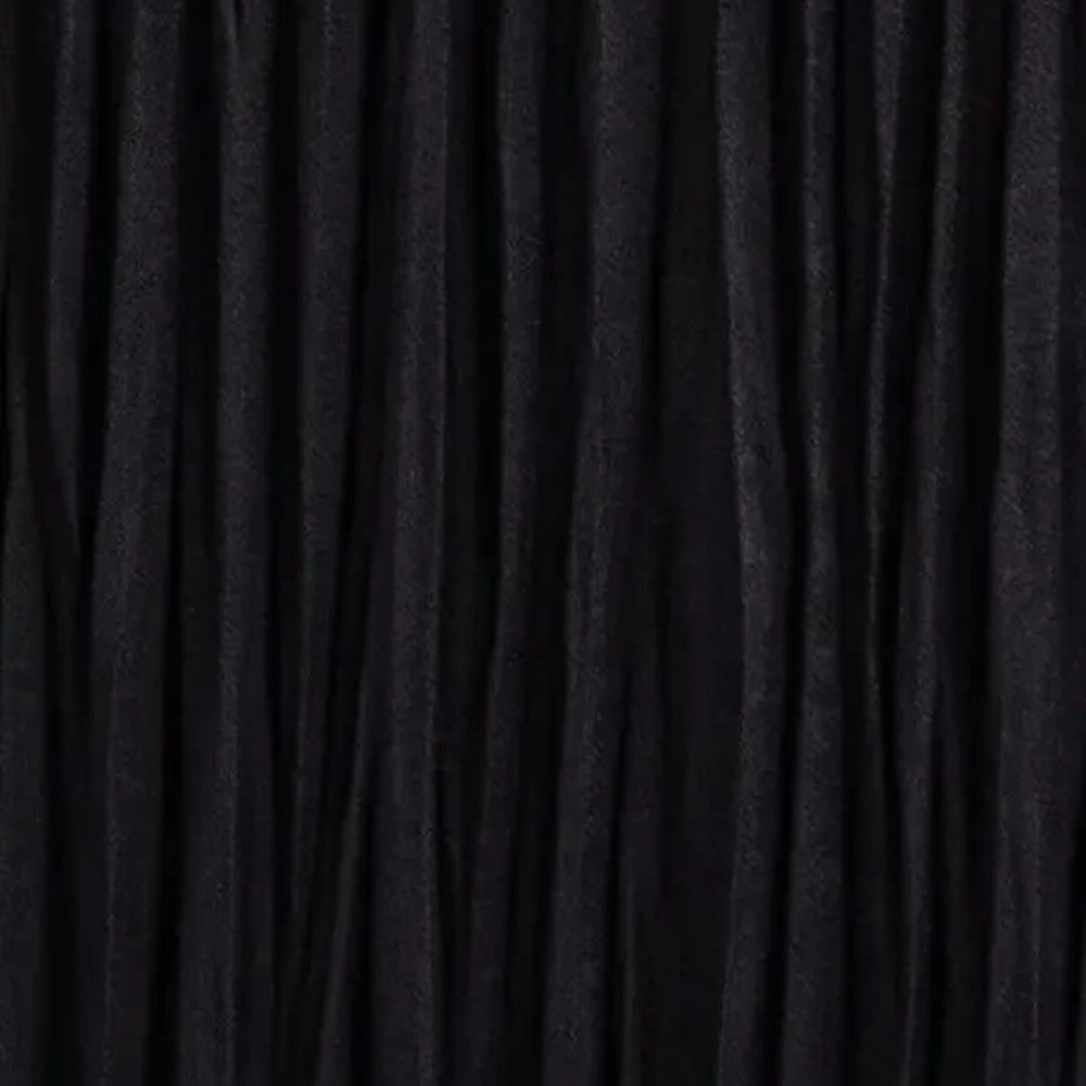 Vince Pleated V-Neck Drawstring Midi Dress Black  Minimalist Sleeveless - Picture 5 of 7